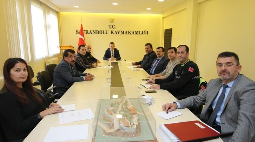 Safranbolu&rsquo;da kış mevsimi trafik tedbirleri toplantısı yapıldı