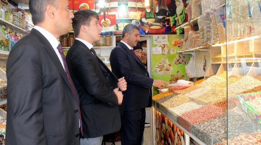 Suriyelilere ait iş yerlerinde etiket denetimi