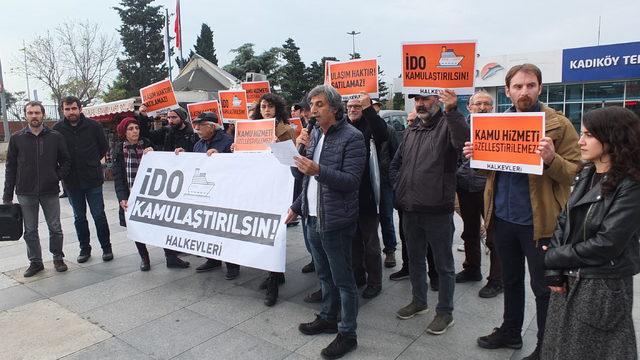 Kadıköy'de İDO eylemi