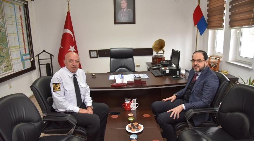 Başkan Ayaz’dan İlçe Jandarma Komutanı Göksu’ya hayırlı olsun ziyareti