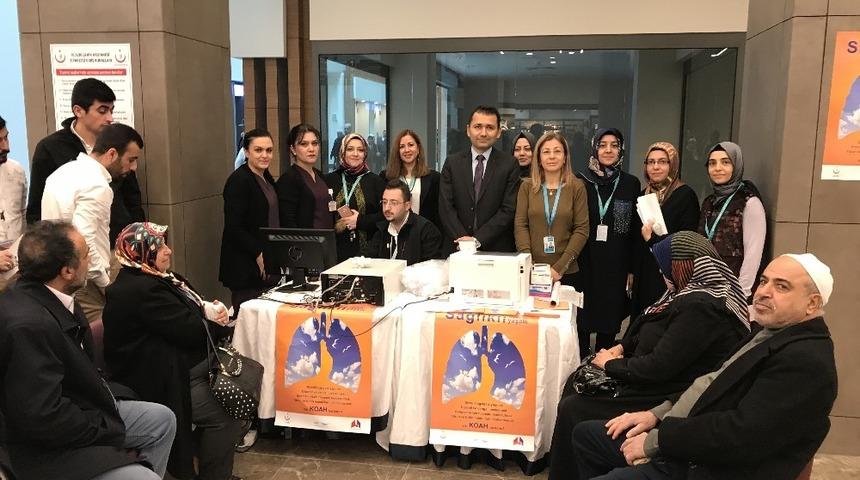 Vatandaşlar KOAH&rsquo;a karşı bilin&ccedil;lendirdi