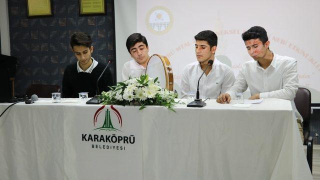 Karaköprü’de Mevlid-i Nebi etkinliği düzenlendi