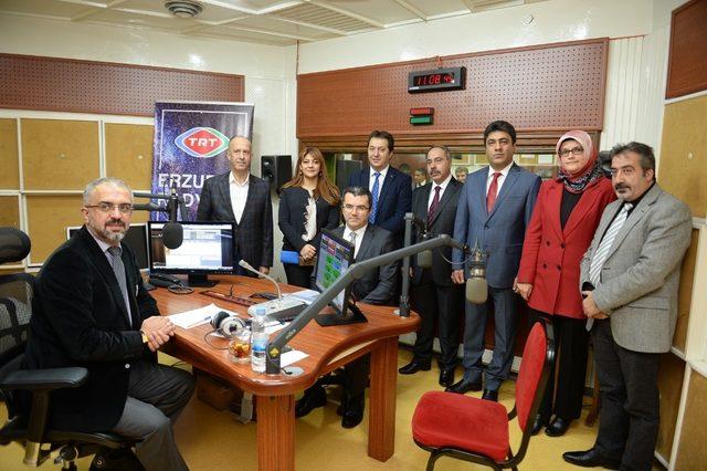 Erzurum Valisi Okay Memiş TRT Erzurum Radyosunun konuğu oldu