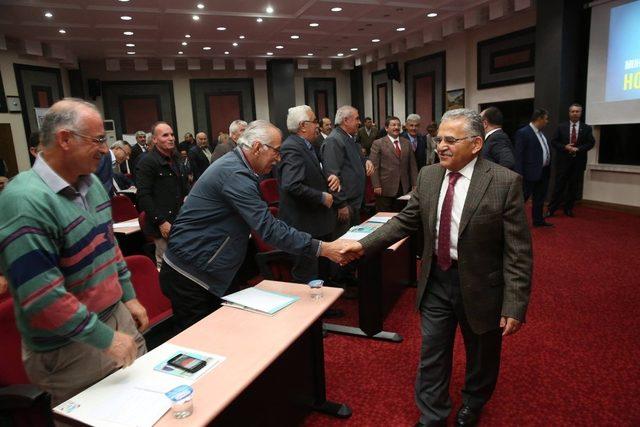 Melikgazi Belediyesinde Sonbahar Dönemi Muhtarlar Toplantısı