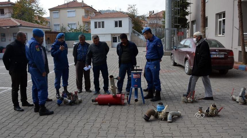 Damlama sulama malzemesi hırsızları tutuklandı