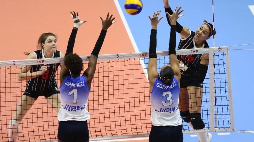 Vestel Ven&uuml;s Sultanlar Ligi, Beşiktaş:3-Aydın B&uuml;y&uuml;kşehir Belediye:0