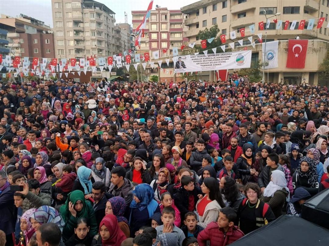 Siirt'te hamsi festivali d&uuml;zenlendi