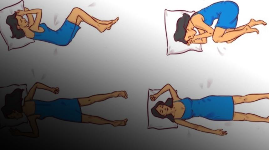 Uykuya dalma şekliniz sizin hakkınızda &ccedil;ok şey s&ouml;yl&uuml;yor! 