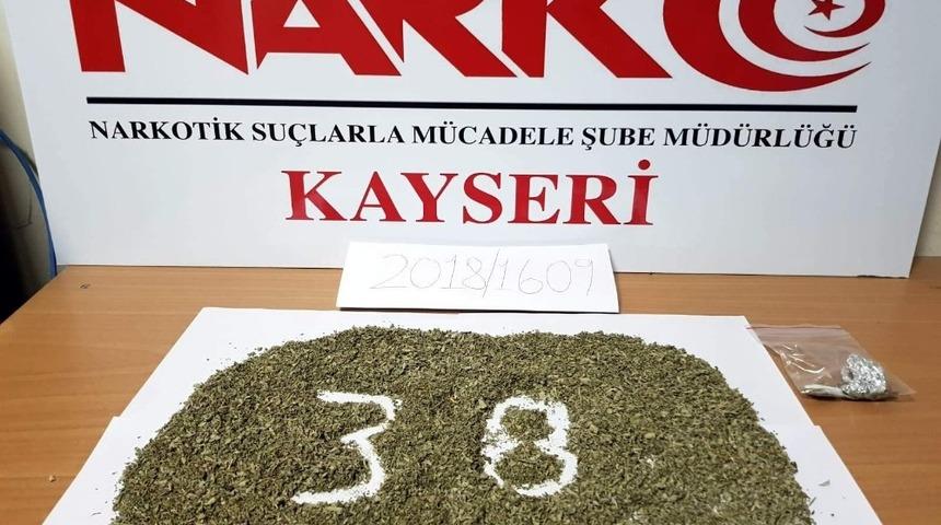 Kayseri&rsquo;de uyuşturucu operasyonu