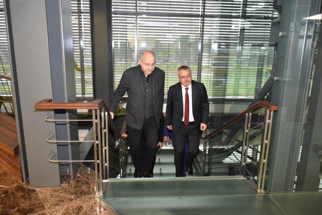 Vali Deniz, MOSB&rsquo;da incelemelerde bulundu