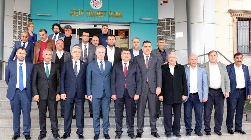Gaziantep Valisi Davut G&uuml;l Nizip Ticaret Odası&rsquo;nda