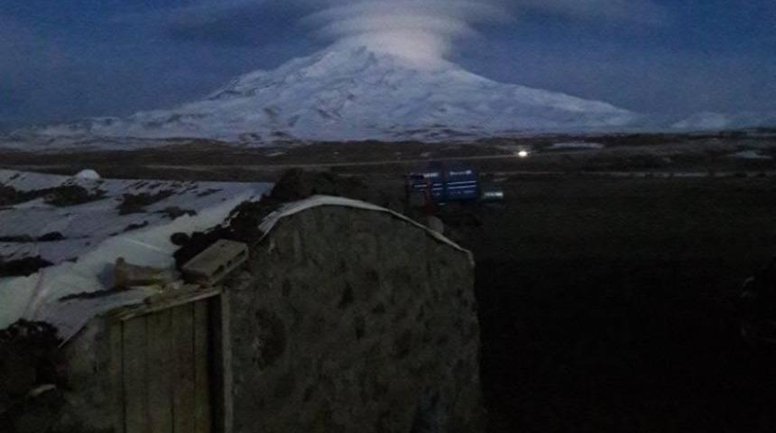 S&uuml;phan Dağında şaşırtan g&ouml;r&uuml;nt&uuml;