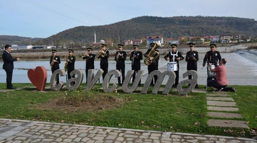 Çaycuma Marşı’na klip çekiliyor