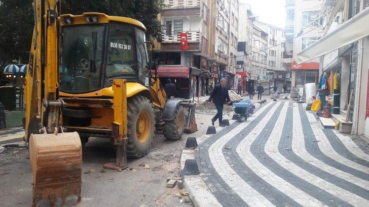 Izmit In Sokaklari Dekoratif Kaldirim Taslariyla Guzellesiyor Kocaeli Haberleri