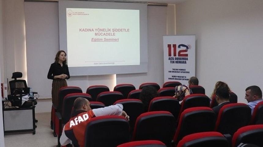 AFAD personeline&ldquo;Kadına Y&ouml;nelik Şiddetle M&uuml;cadele Eğitimi&rdquo;