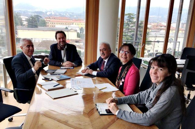 Rektör Çomaklı, İtalya’da birtakım ziyaretlerde bulunarak anlaşmalar gerçekleştirdi