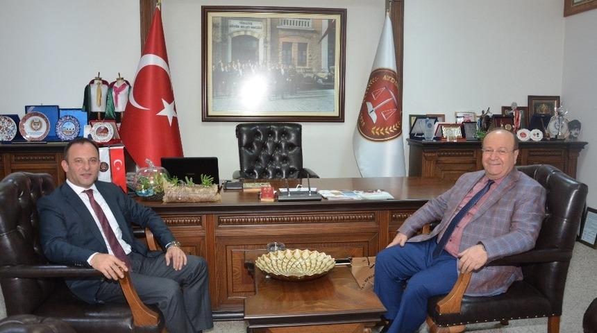 Başkan &Ouml;zakcan&rsquo;dan Aydın Barosu&rsquo;na ziyaret