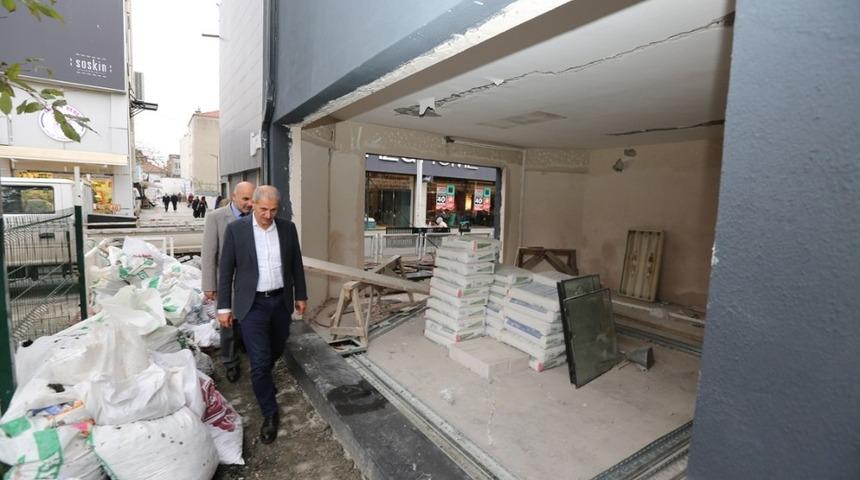 Başkan Dişli, &ccedil;alışmaları inceledi