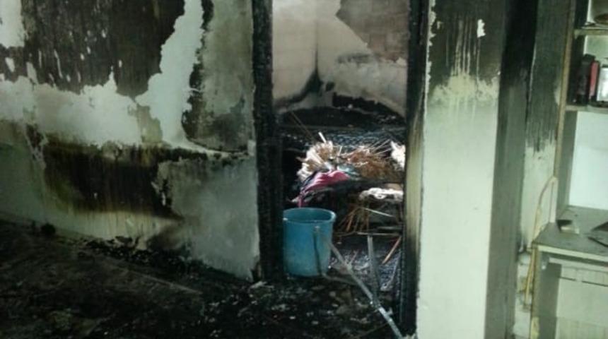 Bulanık’ta ev Yangını