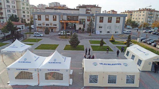 Talas’a yeni modern çok amaçlı çadırlar