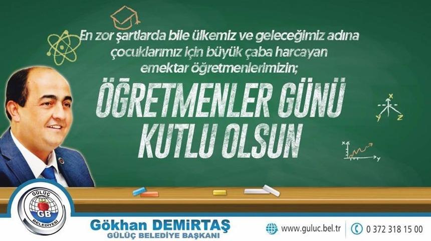 Demirtaş 24 Kasım &Ouml;ğretmenler G&uuml;n&uuml;&rsquo;n&uuml; kutladı