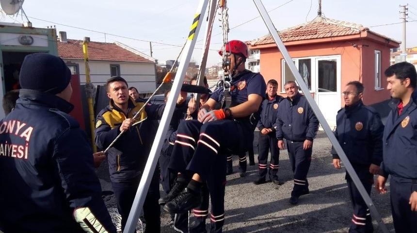Kulu itfaiyesine hizmet i&ccedil;i eğitim