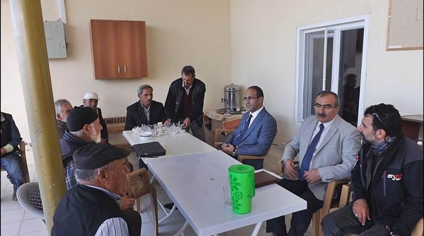 Kaymakam Tepeli’den köylerde inceleme