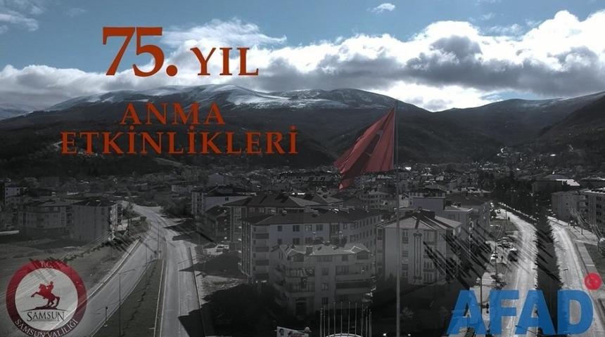 26 Kasım 1943 Ladik Depremi &ccedil;eşitli etkinliklerle anılacak