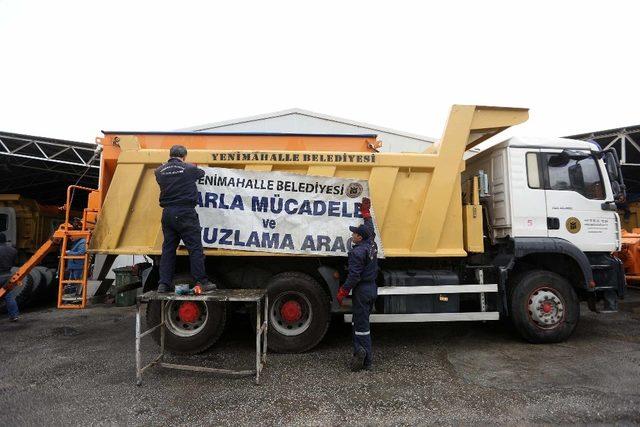 Yenimahalle kışa tam kadro hazır