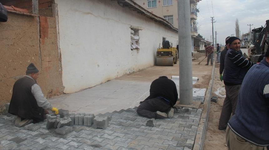 Aslanapa&rsquo;da Alt yapı &ccedil;alışmaları