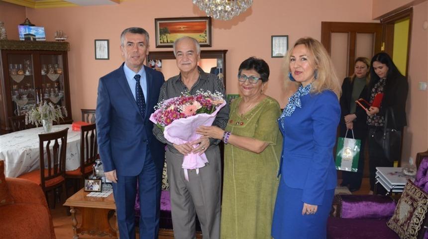 Kaymakam Sırmalı’dan emekli öğretmenlere vefa ziyareti