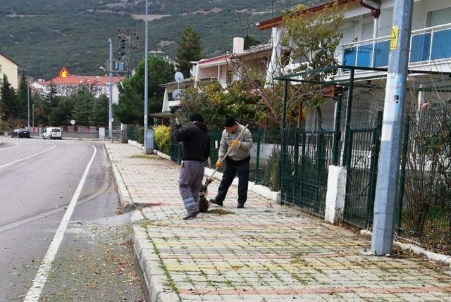 Eğirdir’de sonbahar temizliği