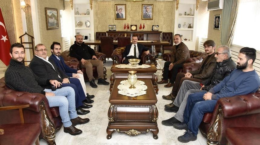 Gümüşhane basınından Vali Taşbilek’e ziyaret