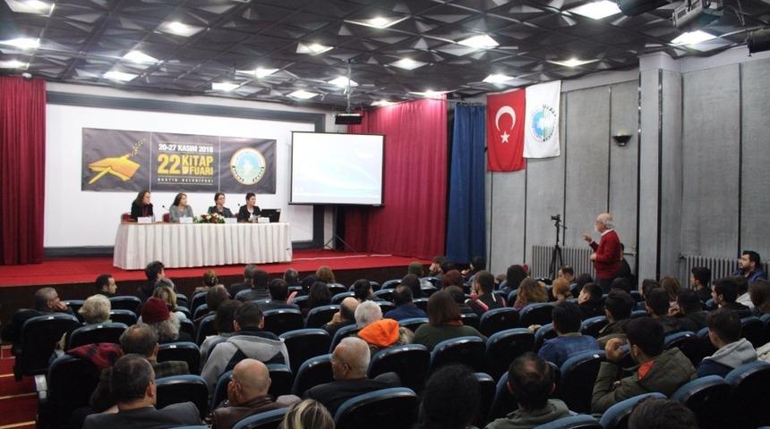 22. kitap fuarı s&ouml;yleşi ve panel ile devam etti