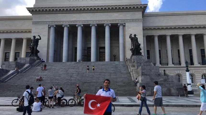 MSKÜ öğrencisi Küba’dan birincilikle döndü