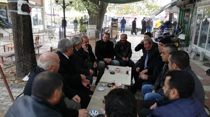 Mustafa Kırteke’ye kanaat önderlerinden destek