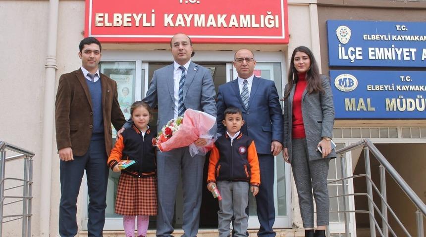 Öğretmenlerden Kaymakam Duman’a ziyaret