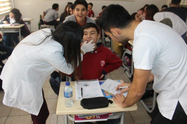 CÜ Vakfı Okulları öğrencilerine ağız ve diş taraması