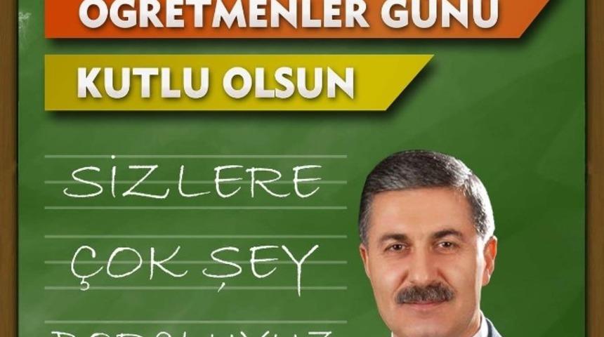 Başkan Aksoy&rsquo;un &Ouml;ğretmenler G&uuml;n&uuml; mesajı