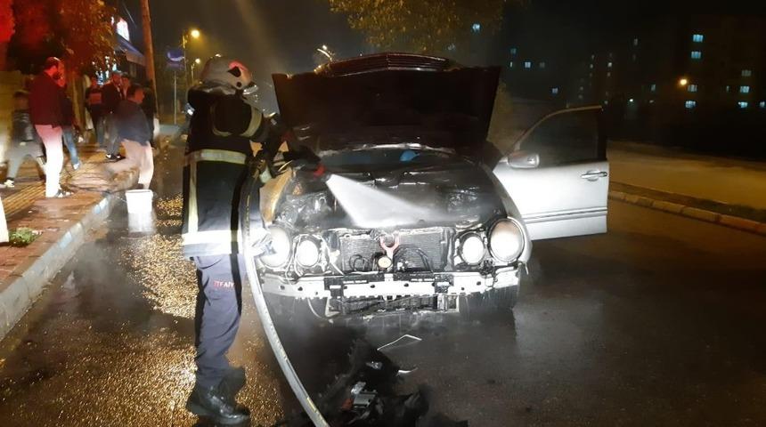 Gaz ka&ccedil;ağı yangına neden oldu