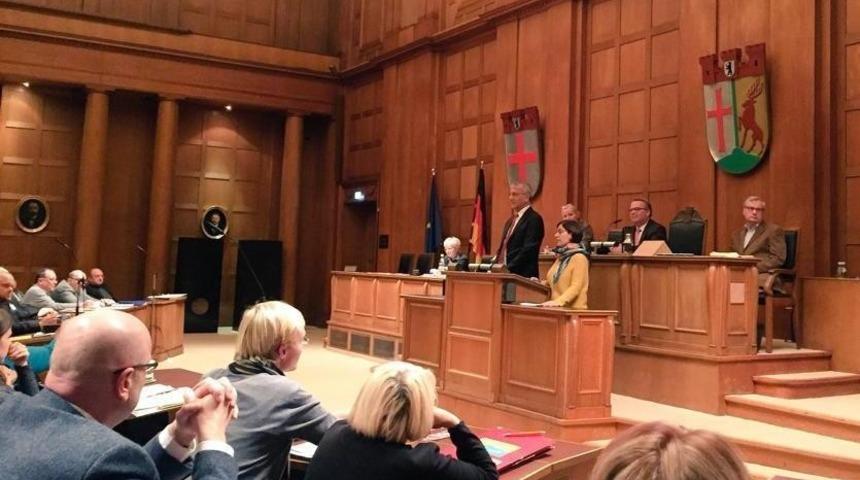 Başkan Tarhan, Almanya tarihinde bir ilki gerçekleştirdi