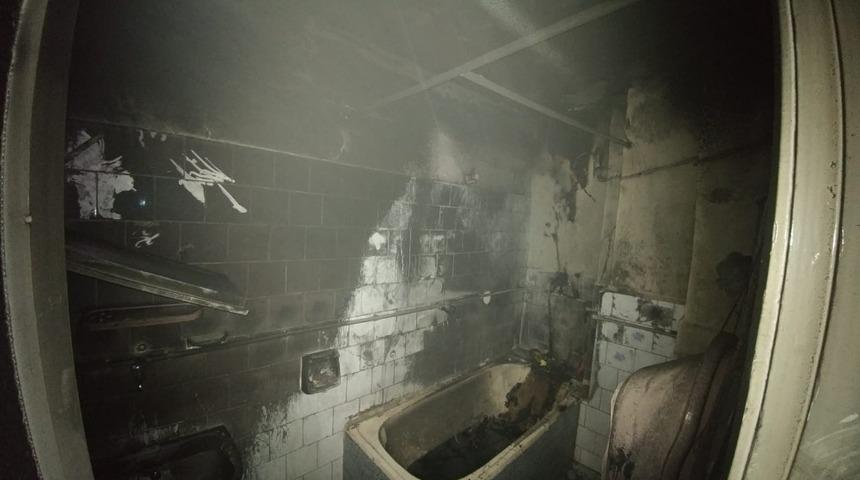 Şofbenden çıkan yangın paniğe neden oldu