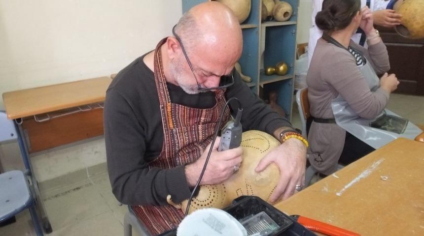 Su kabakları sanat eseri oluyor