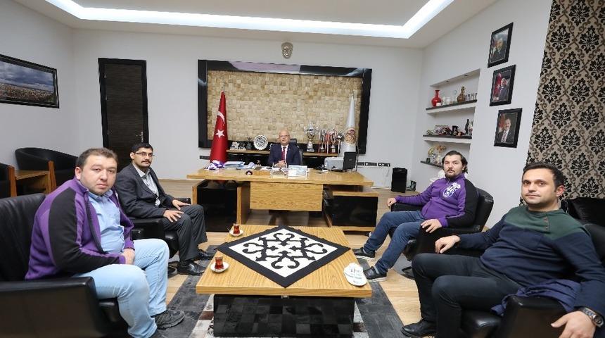 Afyonspor Taraftarlar Derneği&rsquo;nden Başkan &Ccedil;oban&rsquo;a ziyaret