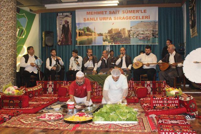 Şanlıurfalılar Kocaeli’de düzenlenen sıra gecesinde buluştu