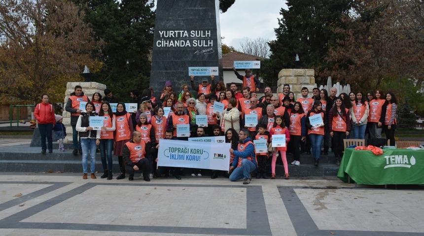Toprak ve iklim ilişkisine dikkat &ccedil;ekmek i&ccedil;in y&uuml;r&uuml;y&uuml;ş d&uuml;zenlendi