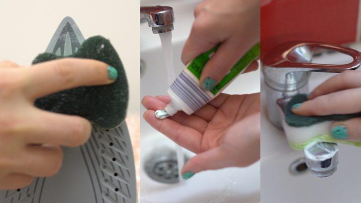 Diş Macunuyla Temizleyebileceğiniz 5 Y&uuml;zey