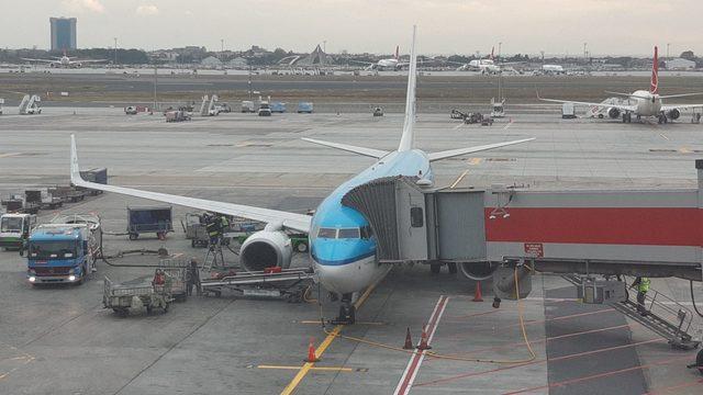 Yolcu u&ccedil;ağını Amsterdam dan İstanbul a bir kral getirdi 2