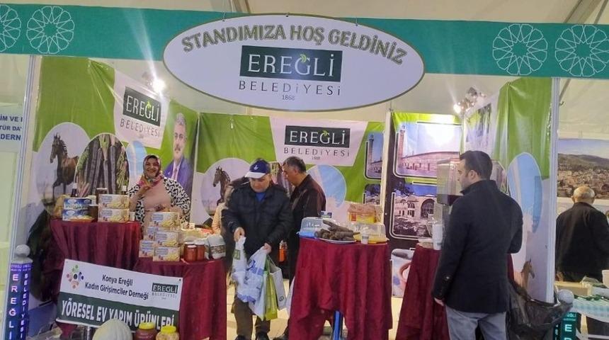 Ereğli Belediyesi standına ilgi