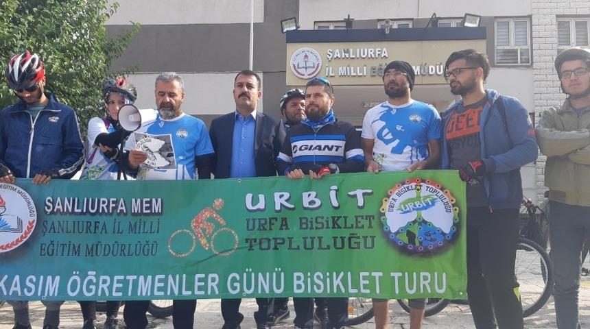 &Ouml;ğretmenler i&ccedil;in pedal &ccedil;evirdiler